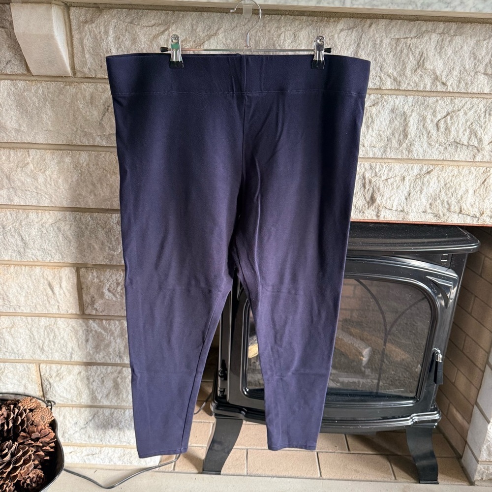 Mixit Deep Blue Womens Leggings 1X